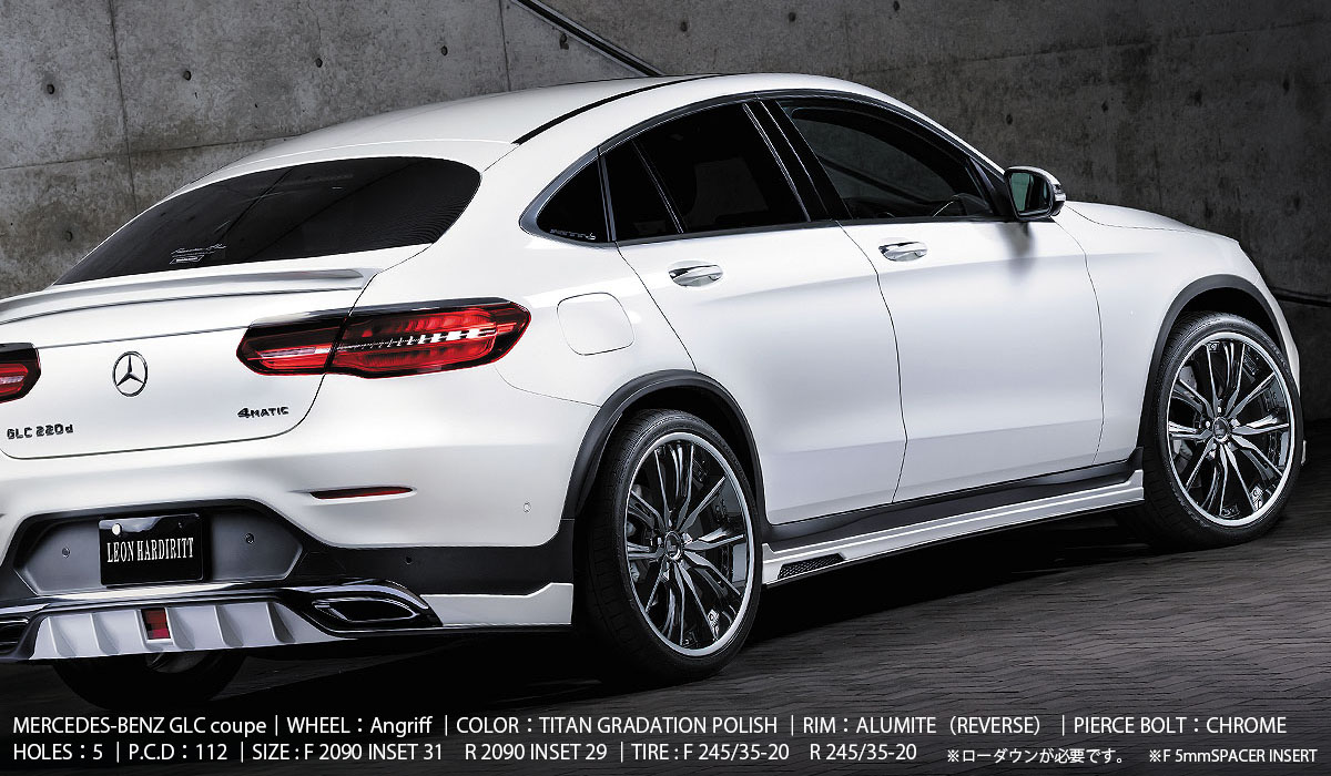 Angriff MERCEDES-BENZ GLC coupe