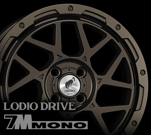 1ピースアルミホイール ロディオドライブ 7M-MONO LODIODRIVE 7M-MONO ...